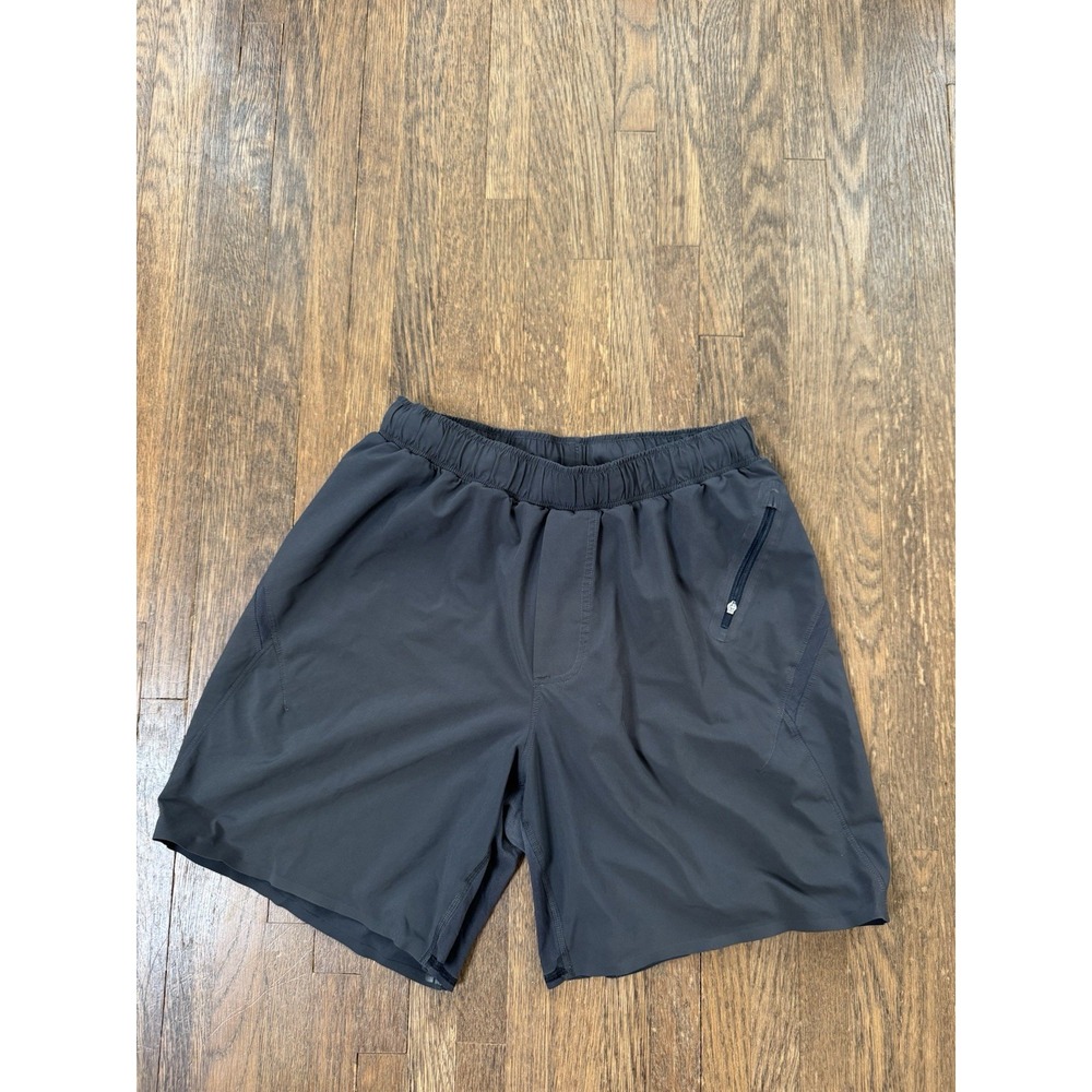 Lululemon Mens Surge Lined Athletic Training Shorts Black Small Running Gym